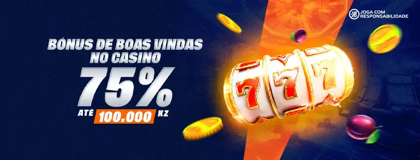 bónus de boas vindas no casino até 100.000 Kz na bantu bet angola